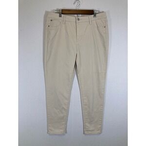 Minimalist‎ Curve Appeal Women 12/31 Tan Stretch Cotton Blend Skinny Jeggings